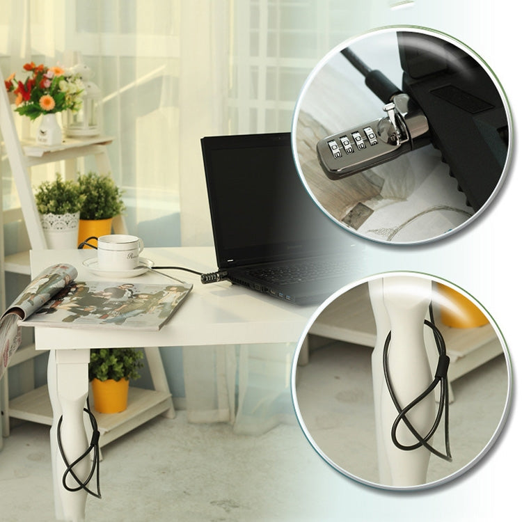 YF21067 Digital Device Anti-Theft Lock  Laptop Lock(Black) - Gadget by PMC Jewellery | Online Shopping South Africa | PMC Jewellery | Buy Now Pay Later Mobicred