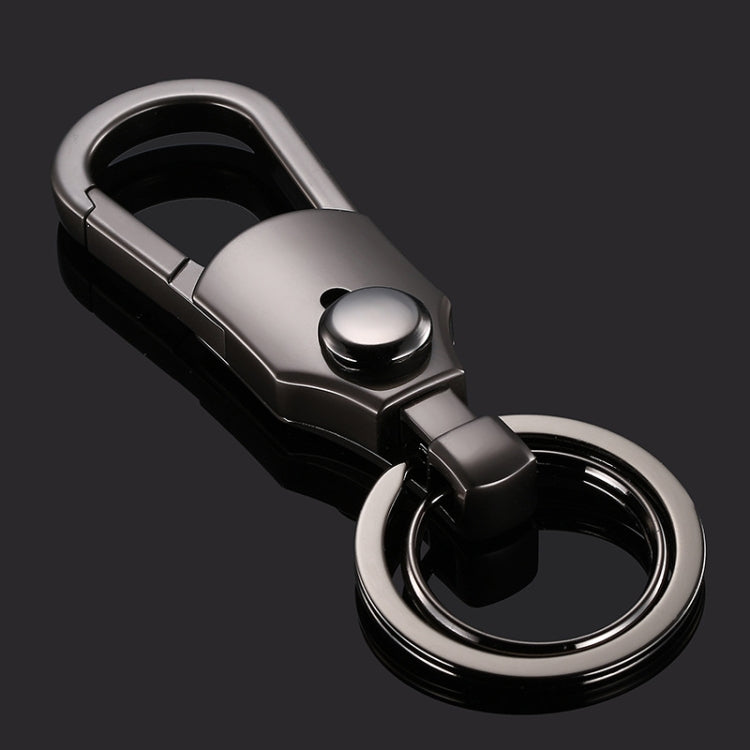 JOBON ZB-098 Car Keychain Men Waist Holding Key Pendant Ring(Black Nickel) - Key Rings by JOBON | Online Shopping South Africa | PMC Jewellery | Buy Now Pay Later Mobicred