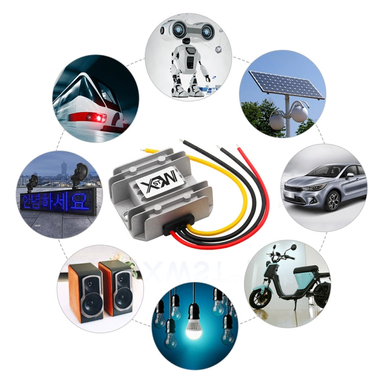 XWST DC 12/24V To 5V Converter Step-Down Vehicle Power Module, Specification: 12/24V To 5V 5A Small Aluminum Shell -  by PMC TechLife | Online Shopping South Africa | PMC TechLife | Buy Now Pay Later Mobicred
