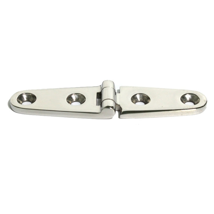 Four-Hole Stainless Steel Hinge 316 Flat Open Bearing Hinge, Specification: 103 x 27mm - Marine Accessories & Parts by PMC Jewellery | Online Shopping South Africa | PMC Jewellery | Buy Now Pay Later Mobicred