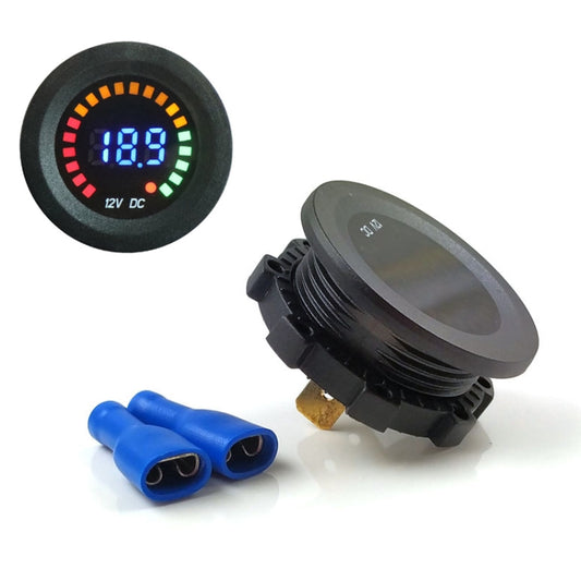 Car Motorcycle Ship Modified Digital DC LED Colorful Screen Voltage Meter, Specification: KWG-D5 - Clocks & Car Meters by PMC Jewellery | Online Shopping South Africa | PMC Jewellery | Buy Now Pay Later Mobicred