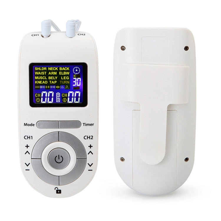 100B 12-mode Digital Meridian Physiotherapy Instrument Electronic Acupoint Pulse Acupuncture Massager, Specification: Battery Type(White) - Massage & Relaxation by PMC Jewellery | Online Shopping South Africa | PMC Jewellery