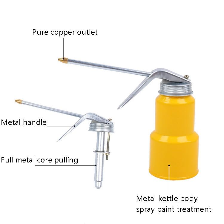 4 PCS CY-0085 Home Long Mouth Injection Device Machine Oil Pot Manual Lubrication Gear Oil Filler, Style: Metal 300ml - Hand Tool Sets by PMC Jewellery | Online Shopping South Africa | PMC Jewellery | Buy Now Pay Later Mobicred