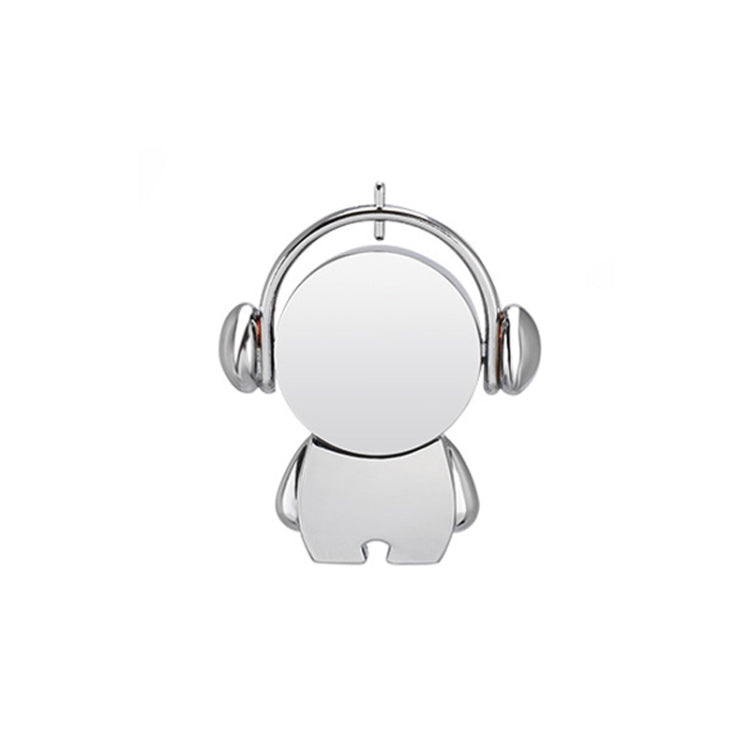Y01 Metal Musician Car Cartoon Style U Disk, Capacity: 128GB(Silver) - free shipping - PMC Jewellery - Order now!