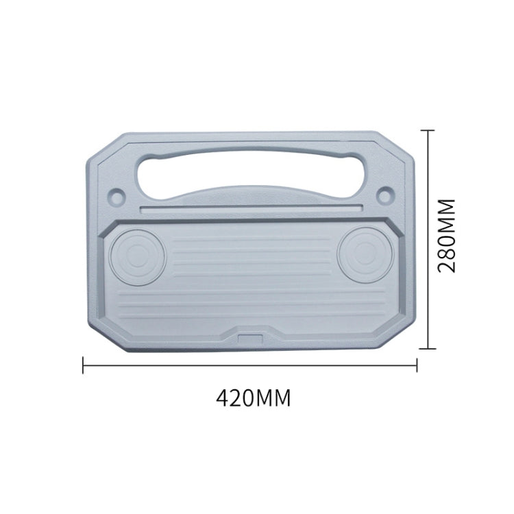 Car Multi-Purpose Steering Wheel Card Table Car Computer Bracket Chair Back Bracket Small Table Shelf Rack(Upgrade Gray) - Car Drink Holders by null | Online Shopping South Africa | PMC Jewellery | Buy Now Pay Later Mobicred