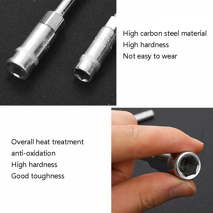 T-Wrench Car Assembly Repair Sleeve Wrench Hexagon Lengthening Socket, Specification: 12mm - Hand Tool Sets by PMC TechLife | Online Shopping South Africa | PMC TechLife | Buy Now Pay Later Mobicred