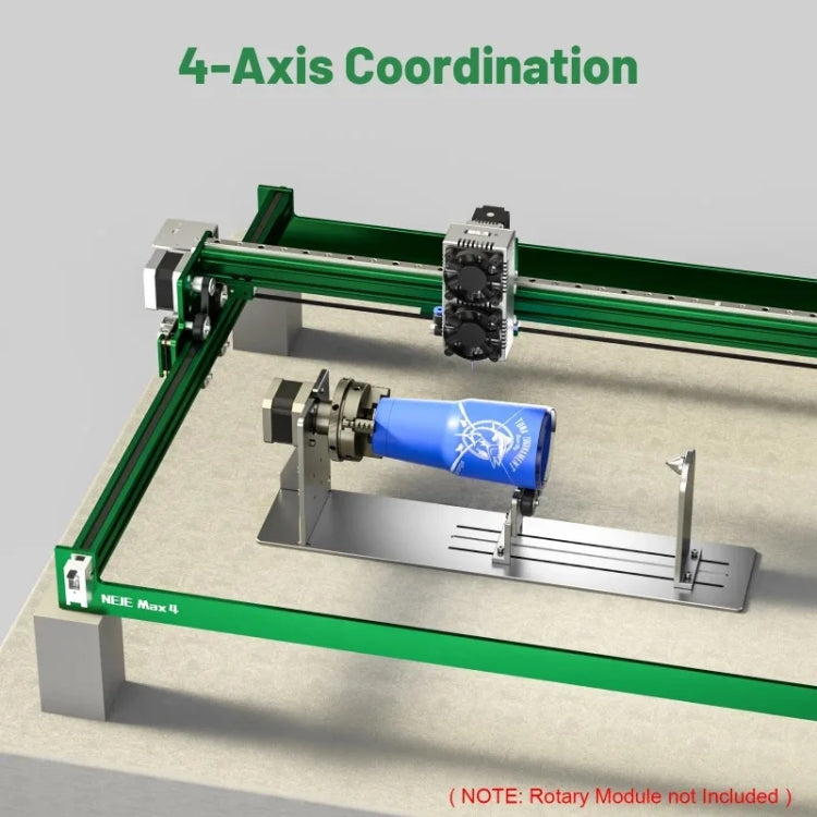 NEJE MAX 4 E80 750 X 460mm DIY CNC Desktop 3D Laser Engraving Machine - free shipping - PMC TechLife - Order now!