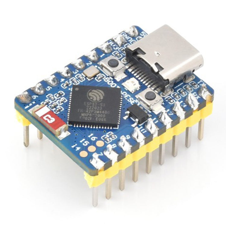 Waveshare ESP32-S3 Mini Development Board, Based On ESP32-S3FH4R2 Dual-Core Processor with Header - Boards & Shields by Waveshare | Online Shopping South Africa | PMC TechLife | Buy Now Pay Later Mobicred