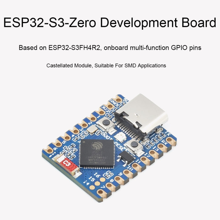 Waveshare ESP32-S3 Mini Development Board, Based On ESP32-S3FH4R2 Dual-Core Processor with Header - Boards & Shields by Waveshare | Online Shopping South Africa | PMC Jewellery | Buy Now Pay Later Mobicred