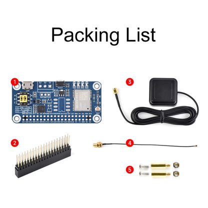 Waveshare For Raspberry Pi LC29H Series Dual-Band L1+L5 Positioning GPS Module, Spec: (AA) GPS HAT - Raspberry Pi Accessories by Waveshare | Online Shopping South Africa | PMC Jewellery | Buy Now Pay Later Mobicred