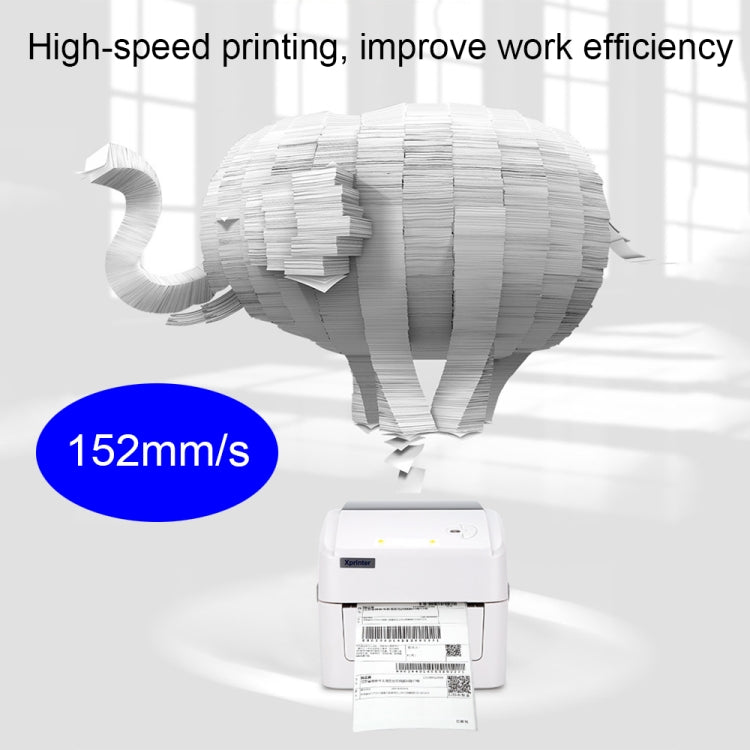 Xprinter XP-420B 108mm Express Order Printer Thermal Label Printer, Style:USB+WIFI(AU Plug) - free shipping - PMC TechLife - Order now!