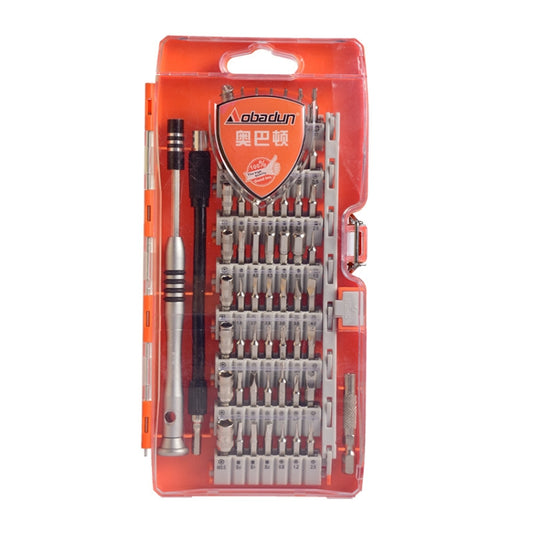 Obadun 9800 58 in 1 Screwdriver Set Manual CRV Batch Mobile Phone Disassembly Glasses Repair Tool(Orange) - Screwdriver Set by Obadun | Online Shopping South Africa | PMC Jewellery | Buy Now Pay Later Mobicred