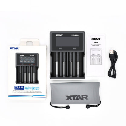 XTAR 4-Slot Bright Flashlight Lithium Battery Charger, Model: VC4SL - Charger & Converter by PMC Jewellery | Online Shopping South Africa | PMC Jewellery