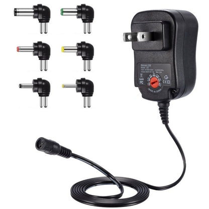 C5 3-12V 12W Adjustable Voltage Regulated Switch Power Supply Power Adapter Multifunction Charger With DC Tips(US Plug) - AC Adapers by PMC Jewellery | Online Shopping South Africa | PMC Jewellery | Buy Now Pay Later Mobicred