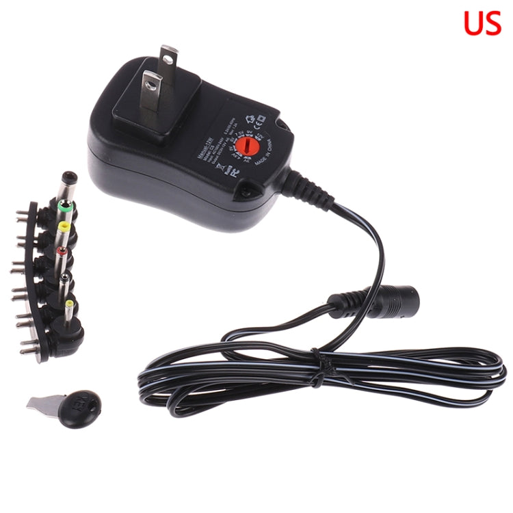 C5 3-12V 12W Adjustable Voltage Regulated Switch Power Supply Power Adapter Multifunction Charger With DC Tips(US Plug) - AC Adapers by PMC Jewellery | Online Shopping South Africa | PMC Jewellery | Buy Now Pay Later Mobicred