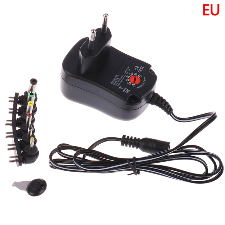 C5 3-12V 12W Adjustable Voltage Regulated Switch Power Supply Power Adapter Multifunction Charger With DC Tips(EU Plug) - AC Adapers by PMC Jewellery | Online Shopping South Africa | PMC Jewellery | Buy Now Pay Later Mobicred