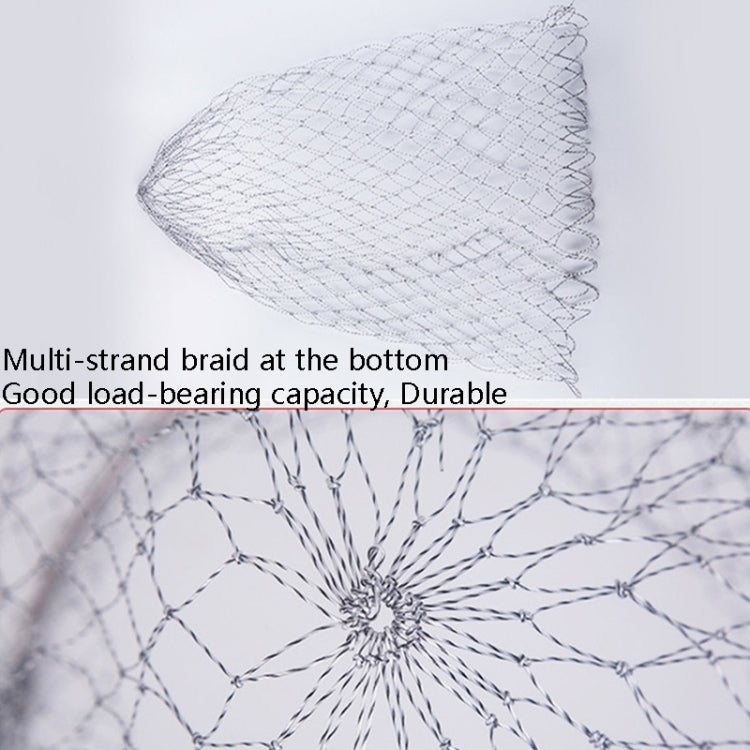 Foldable Stainless Steel Dip Net Head Fishing Net, Specification: Solid 40cm Big Mesh - Fishing Net by PMc TechLife | Online Shopping South Africa | PMc TechLife | Buy Now Pay Later Mobicred