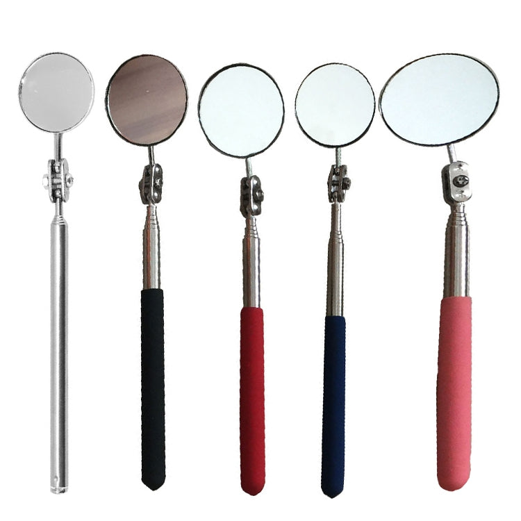 Car Repair Detection Mirror Universal Folding Telescopic Mirror Welding Chassis Inspection Mirror, Model: Pink Handle 50mm - Inspection Tools by PMC TechLife | Online Shopping South Africa | PMC TechLife | Buy Now Pay Later Mobicred