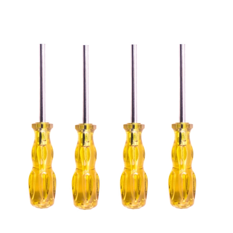 4 PCS Disassembly Tool Screwdriver Sleeve Applicable For Nintendo N64 / SFC / GB / NES / NGC(Transparent Yellow 4.5mm) - Tools by PMC Jewellery | Online Shopping South Africa | PMC Jewellery | Buy Now Pay Later Mobicred