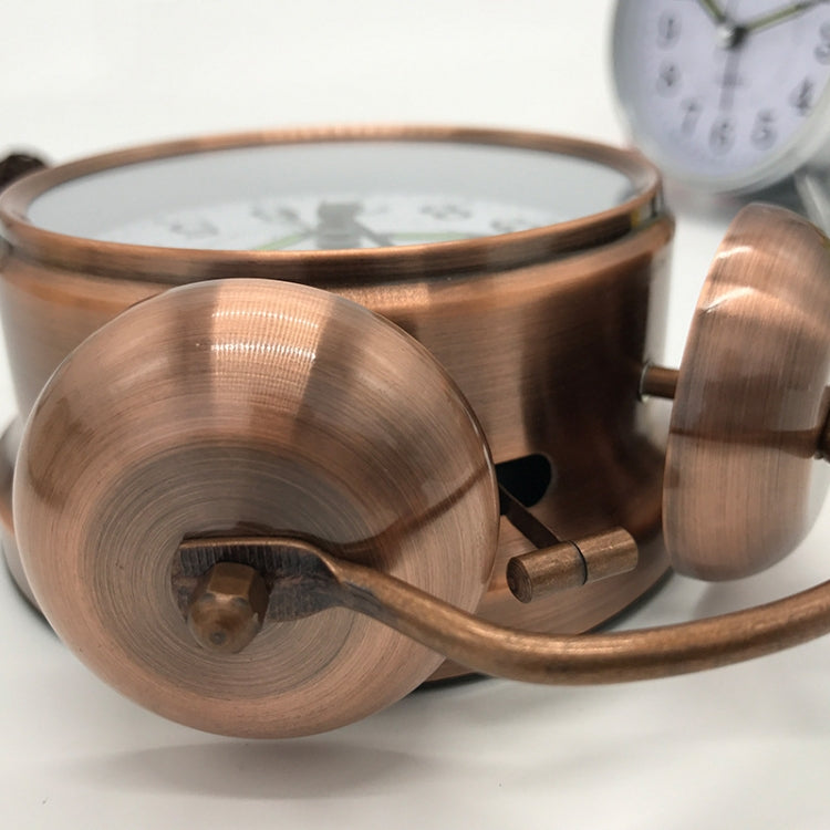 Metal Quality Mute Luminous Alarm Clock Classic Double Bell Clock(Yellow) - Alarm Clocks by PMc TechLife | Online Shopping South Africa | PMc TechLife | Buy Now Pay Later Mobicred