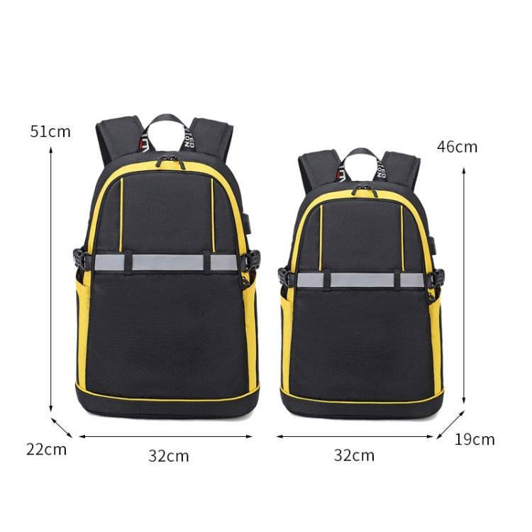 2101 Student Backpack Fashion Casual Backpack(Small Black) - Double-shoulder Bags by PMC Jewellery | Online Shopping South Africa | PMC Jewellery | Buy Now Pay Later Mobicred