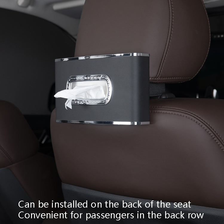 Car Clock Tissue Box Multi-Function Vehicle Instrument Table Paper Towel Box, Style: Clock+Parking Card (Black) - Tissue Boxes by PMC TechLife | Online Shopping South Africa | PMC TechLife | Buy Now Pay Later Mobicred