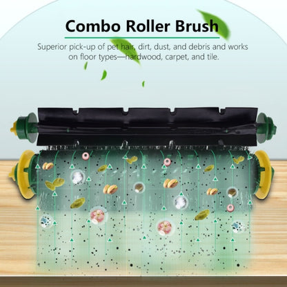 8 PCS / Set Sweeper Rolling Brush + Side Brush + Filter + Brush For iRobot Roomba 500 Series(Carton Packaging) - For iRobot Accessories by PMC Jewellery | Online Shopping South Africa | PMC Jewellery | Buy Now Pay Later Mobicred