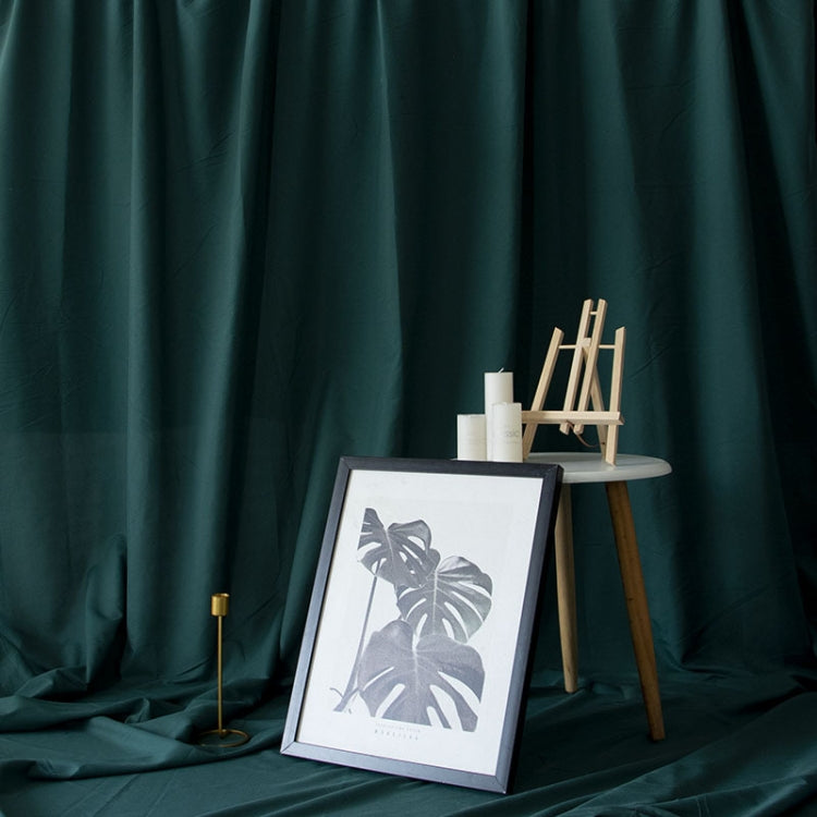 3 x 2.4m Photo Background Cloth Increased Widened Photography Cloth Live Broadcast Solid Color Cloth(Ink Green) - Solid Color by PMC TechLife | Online Shopping South Africa | PMC TechLife | Buy Now Pay Later Mobicred