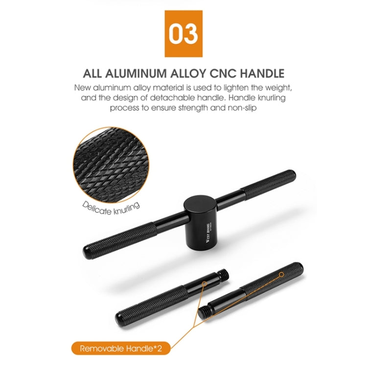 WEST BIKING Bicycle Headset Installation Removal Tools Bike Bottom Bracket Bearing Press Tool Bicycle Repair Tools(Black) - Bottom Brackets by WEST BIKING | Online Shopping South Africa | PMc TechLife | Buy Now Pay Later Mobicred