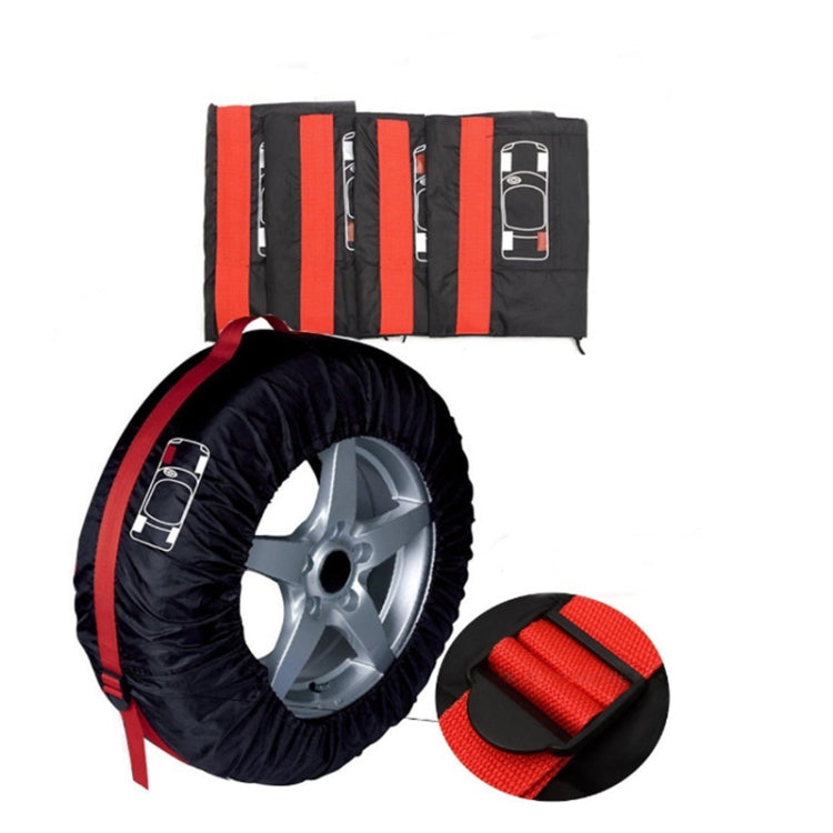 4 in 1 Waterproof Dustproof Sunscreen Car Tire Spare Tire Cover, Size:S - Aluminum Film PEVA by PMC TechLife | Online Shopping South Africa | PMC TechLife | Buy Now Pay Later Mobicred