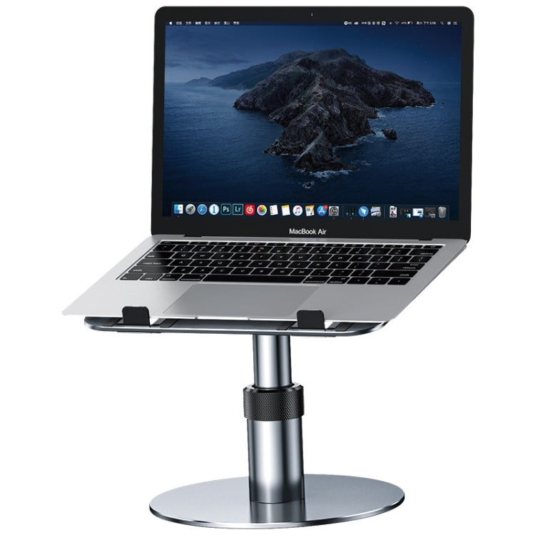 Oatsbasf 03597 Aluminum Alloy Notebook Heightening Bracket Notebook Computer Lifting Heat Dissipation Bracket Mobile Folding Table,Style: Elite Version-Gray - free shipping - PMC Jewellery - Order now!