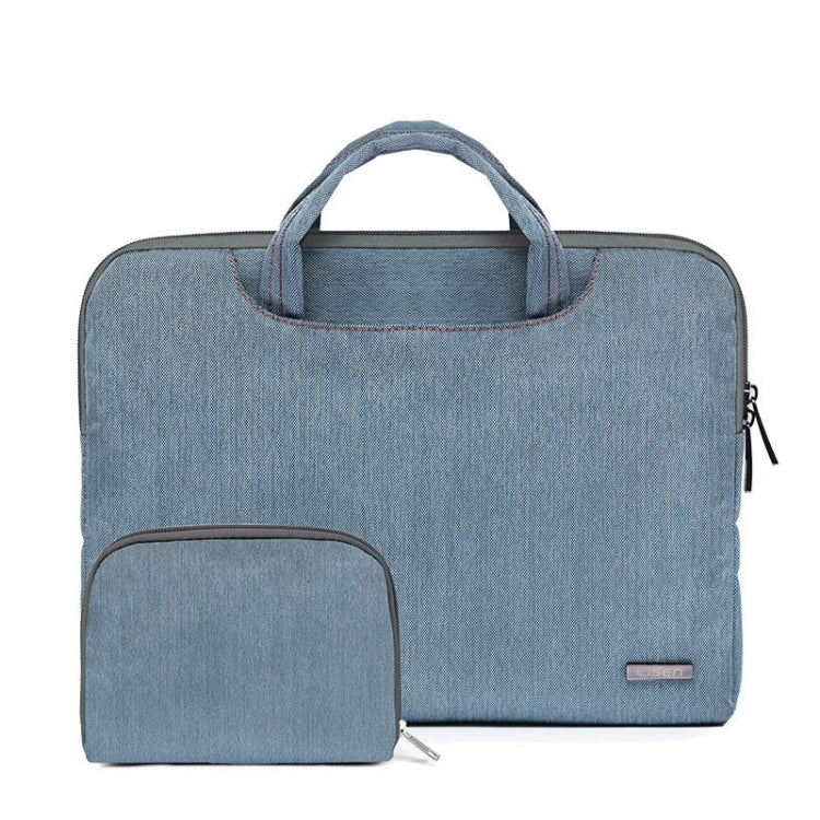 LiSEN LS-116 Simple Laptop Bag Business Laptop Liner Bag, Size: 13.3 inch(Snowflake Nylon Light Blue) - 13.3 inch by LiSEN | Online Shopping South Africa | PMC Jewellery | Buy Now Pay Later Mobicred