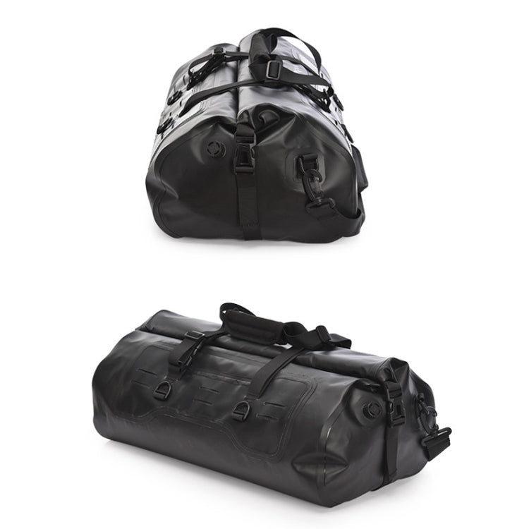 AFISHTOUR FM2031 40L Waterproof Travel Luggage Bag Large Capacity Motorcycle Rear Seat Bag(Black) - Bags & Luggages by AFISHTOUR | Online Shopping South Africa | PMC Jewellery | Buy Now Pay Later Mobicred