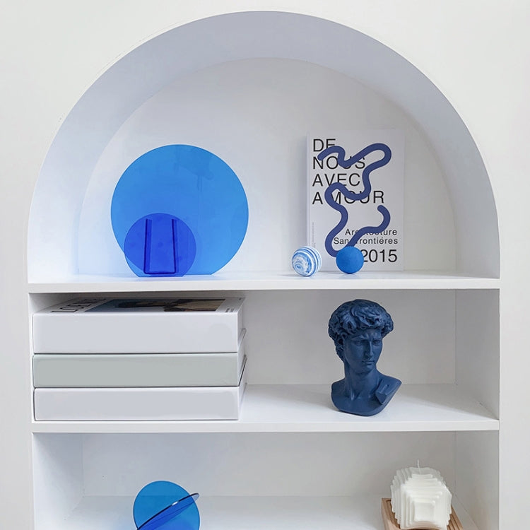 Blue Plaster Studio Background Ornament Photo Props - free shipping - PMC TechLife - Order now!