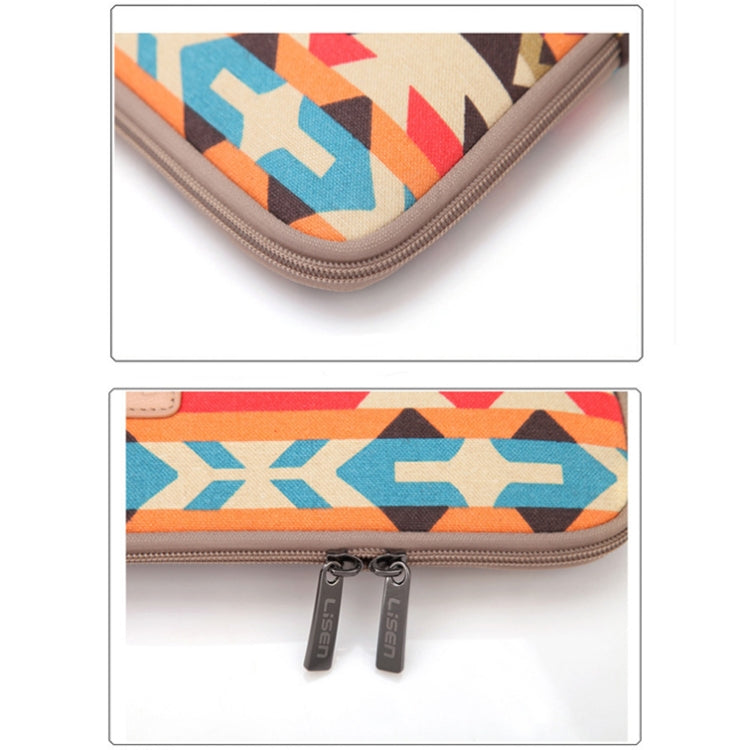 LiSEN LS-518 Lingge Pattern Laptop Computer Liner Bags, Size: 14 inch(Green Pattern Diamond Lattice) - free shipping - PMC Jewellery - Order now!