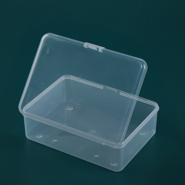 PP Rectangular Transparent Plastic Box Flip Cover Parts Hardware Tool Storage Box - Storage Boxes by PMC TechLife | Online Shopping South Africa | PMC TechLife | Buy Now Pay Later Mobicred