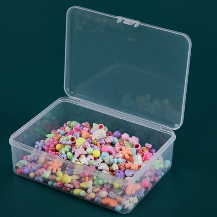 PP Rectangular Transparent Plastic Box Flip Cover Parts Hardware Tool Storage Box - Storage Boxes by PMC TechLife | Online Shopping South Africa | PMC TechLife | Buy Now Pay Later Mobicred