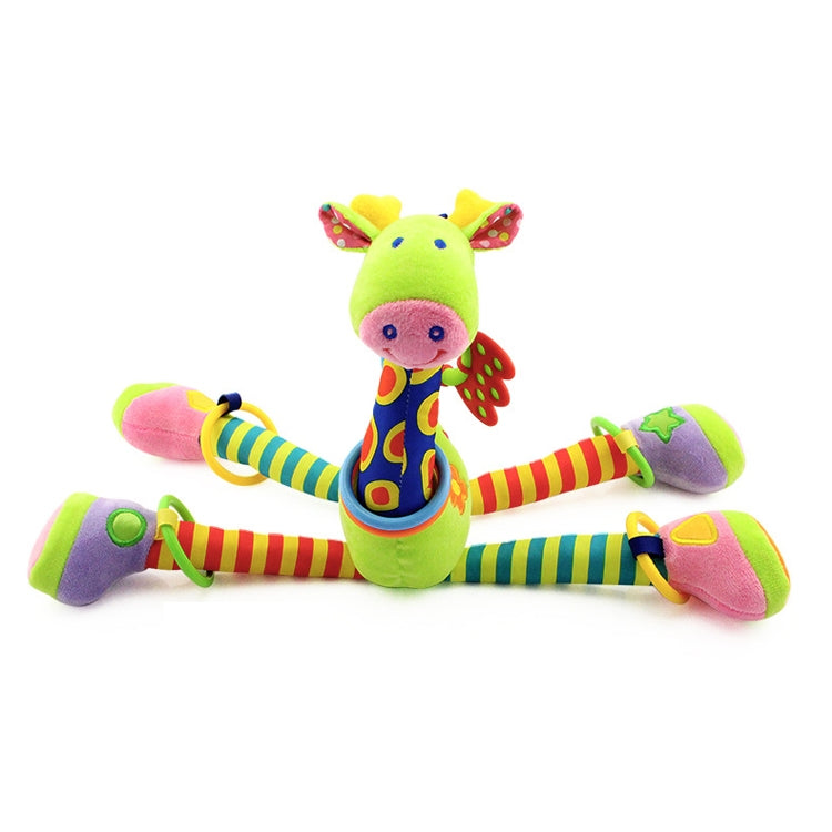 Baby Carriage Hanging Toy 0-1 Year Old Bell Teether Giraffe Bed Bell(Green) - Strollers Accessories by PMC Jewellery | Online Shopping South Africa | PMC Jewellery | Buy Now Pay Later Mobicred