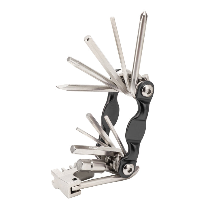 BG-9835D Bicycle Multi-Function Maintenance Curved 11 In 1 Tool Mountain Highway Bike With Interception Machine Combination Tool(black) - Maintenance tools by PMc TechLife | Online Shopping South Africa | PMc TechLife | Buy Now Pay Later Mobicred