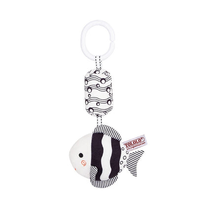 TOLOLO T168231-4 Newborn Bed Bell Early Education Toy Visually Inspires Black And White Wind Chimes Baby Bed Hanging(4B Striped Fish) - Baby Toys by PMC Jewellery | Online Shopping South Africa | PMC Jewellery | Buy Now Pay Later Mobicred