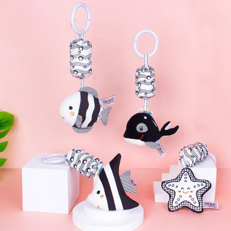 TOLOLO T168231-4 Newborn Bed Bell Early Education Toy Visually Inspires Black And White Wind Chimes Baby Bed Hanging(4A Whale) - Baby Toys by PMC Jewellery | Online Shopping South Africa | PMC Jewellery | Buy Now Pay Later Mobicred