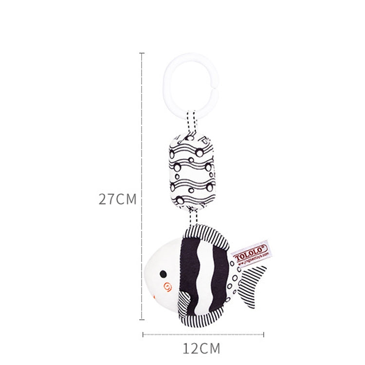 TOLOLO T168231-4 Newborn Bed Bell Early Education Toy Visually Inspires Black And White Wind Chimes Baby Bed Hanging(4D Starfish) - Baby Toys by PMC Jewellery | Online Shopping South Africa | PMC Jewellery | Buy Now Pay Later Mobicred