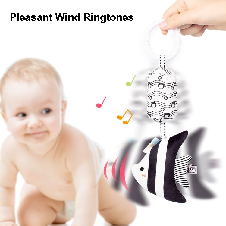 TOLOLO T168231-4 Newborn Bed Bell Early Education Toy Visually Inspires Black And White Wind Chimes Baby Bed Hanging(4D Starfish) - Baby Toys by PMC Jewellery | Online Shopping South Africa | PMC Jewellery | Buy Now Pay Later Mobicred