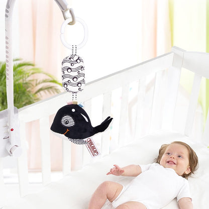 TOLOLO T168231-4 Newborn Bed Bell Early Education Toy Visually Inspires Black And White Wind Chimes Baby Bed Hanging(4D Starfish) - Baby Toys by PMC Jewellery | Online Shopping South Africa | PMC Jewellery | Buy Now Pay Later Mobicred