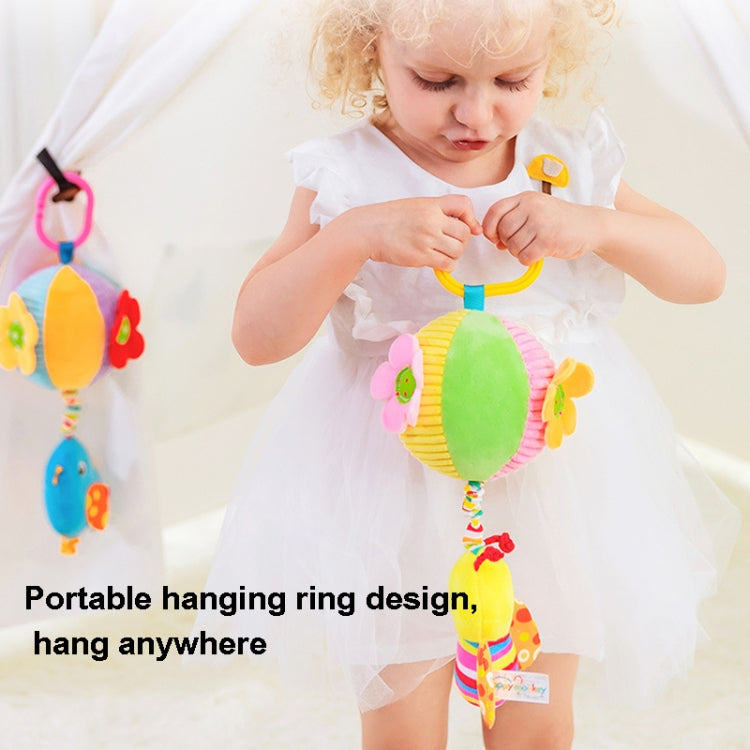 Stroller Drawstring Cloth Ball Toy Baby Soothing Hand Grab Ball Plush Bed Bell Lathe Pendant(Blue Bird) - Baby Toys by PMC Jewellery | Online Shopping South Africa | PMC Jewellery | Buy Now Pay Later Mobicred