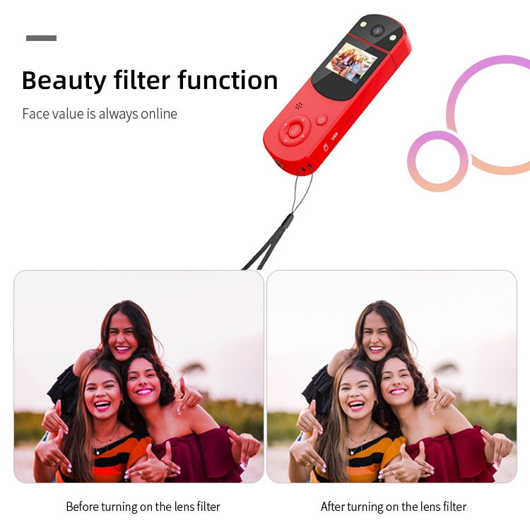 D2 HD 1080P Multi-Function Digital Video Camera Sports DV Camera Live Computer Camera Recorder(Red) - Video Cameras by PMC Jewellery | Online Shopping South Africa | PMC Jewellery | Buy Now Pay Later Mobicred