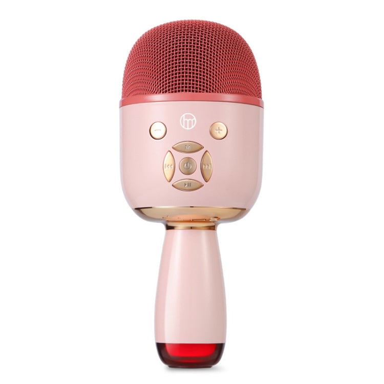 K58 Home Bluetooth Wireless Microphone With Lamp Mobile Phone K Song Children Microphone Audio(pink) - Microphone by PMC Jewellery | Online Shopping South Africa | PMC Jewellery | Buy Now Pay Later Mobicred