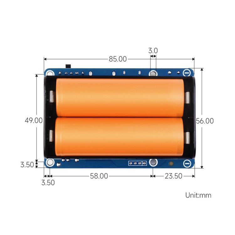 Waveshare 25567 For Raspberry Pi UPS HAT (D), Pogo Pins Connector , Without Battery - Raspberry Pi Accessories by Waveshare | Online Shopping South Africa | PMC Jewellery | Buy Now Pay Later Mobicred