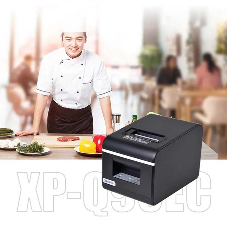 Xprinter XP-Q90EC 58mm Portable Express List Receipt Thermal Printer, Style:USB Port(UK Plug) - Printer by Xprinter | Online Shopping South Africa | PMC TechLife | Buy Now Pay Later Mobicred