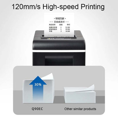 Xprinter XP-Q90EC 58mm Portable Express List Receipt Thermal Printer, Style:USB Port(EU Plug) - Printer by Xprinter | Online Shopping South Africa | PMC Jewellery | Buy Now Pay Later Mobicred